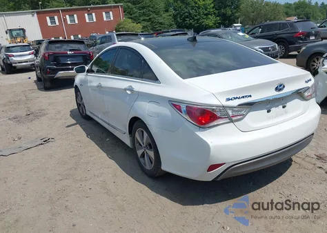 2012 Hyundai Sonata Hybrid из США, поврежденный, VIN KMHEC4A48CA044179
